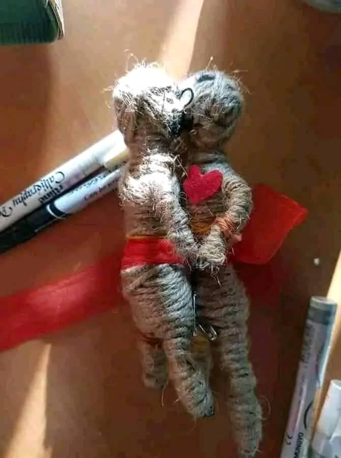 
        This is a handmade voodoo doll that can be used to make your loved one to be under your control, and more
        